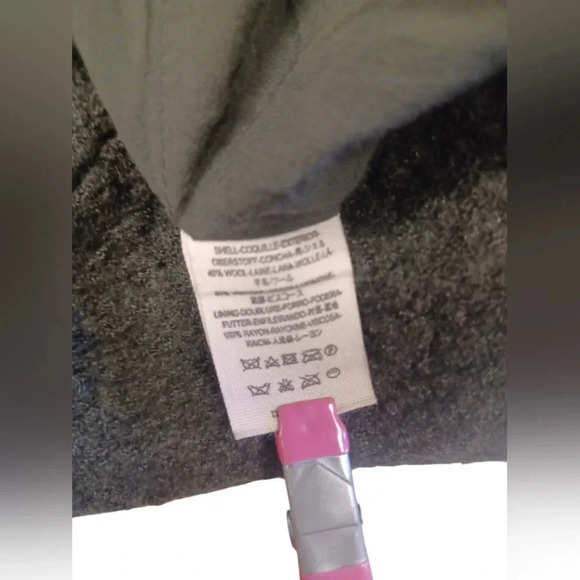 Free People EUC Dark Green Hooded Wool Blend Coat Size S/P - Picture 12 of 12